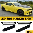 For Chevy Camaro 2010-2015 & Front Rear Led Side Marker Light Bumper Lamp Smoked. Fixed Price $37.04.