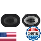 Rockville RV68.3A 6X8" 900W 3-WAY Car Speakers Cea Rated Polypropylene. Fixed Price $51.04.