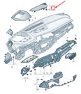 New Audi E-tron Gen Instrument Panel Speaker Trim Lhd 4KL857367A6HP. Fixed Price $86.14.