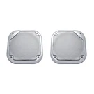 United Pacific 40914 Speaker Cover Pair, Chrome, 5 1/2" Squar For Freightliner. Fixed Price $52.19.