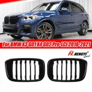 For Bmw X3 G01 X4 G02 18-21 M-style Front Bumper Kidney Grille Gloss Black. Fixed Price $43.99.