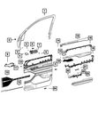 Genuine Mopar Speaker Grille Left 7CS73DX8AA. Fixed Price $154.58.
