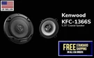 Kenwood KFC-1366S Sport Series 5-1/4" 2-WAY Car Speakers. Fixed Price $47.77.