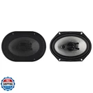 Rockville RV68.3A 6X8" 900W 3-WAY Car Speakers Cea Rated Polypropylene. Fixed Price $63.15.