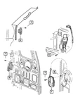 Genuine Mopar Speaker 56020372AB. Fixed Price $6.29.