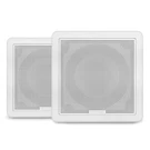 Fusion 010-02300-10 Fm Series 7.7" 200W Square White Marine Speakers Pair. Fixed Price $239.99.