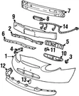Genuine Ford Bumper Cover Support F6DZ-17C947-BA. Fixed Price $21.82.