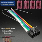 Power Wire Harness For Kenwood KMMBT318U KMM-BT318U Kit With Connectors. Fixed Price $10.95.