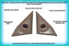 99 04 Alero Grand Am Upper Corner Tweeters Brown Oem Set Lh Rh Front Speakers. Fixed Price $113.95.