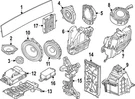 Genuine Bmw Inst Panel Speaker 65-13-5-A07-EA6. Fixed Price $63.91.
