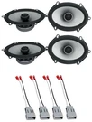Pair Alpine S2-S68 6X8" Coaxial Speaker & Harness Fit 1987-UP Ford. Fixed Price $299.90.