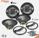 Two Pairs Of Prv Audio 8MR500CF-NDY-4 Neodymium Midrange Speaker (4 Total). Fixed Price $639.82.