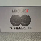 Mb Quart Discus DK1-116 6.5" Coaxial Speakers New. Fixed Price $80.00.