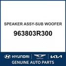 2013-2016 Kia Cadenza Speaker Assembly-sub Woofer Oem New 963803R300. Fixed Price $267.64.