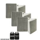 Kicker KB6 Indoor Outdoor Patio Bundle Gray- Speakers Total. Fixed Price $509.97.