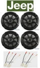 Kicker 6.5" Front+rear Speaker Replacement Kit For 1993-1995 Jeep Grand Cherokee. Fixed Price $268.83.