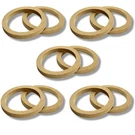 5 Pair Of (6" X 3/4") High Quality Mdf Wood Speaker Spacer Rings SR6 Metra. Fixed Price $57.99.