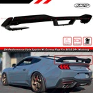 2024-26 Ford Mustang Dh Performance Gloss Black Spoiler W/ Smoke Gurney Flap. Fixed Price $182.99.