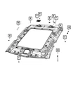 Genuine Mopar Speaker Grille 6DQ98TX7AB. Fixed Price $63.70.