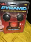 Vintage Pyramid TW17 Dome Tweeters 100 Watt Peak Car Audio. Fixed Price $20.00.