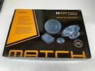 New Audiotec Fischer Match Ms 52C 2-WAY 5.25" Component Speakers. Fixed Price $89.99.