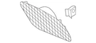 Genuine Gm Very Light Cashmere Rear Driver Side Speaker Grille 23168531. Fixed Price $20.66.