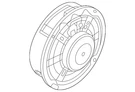 Genuine Volkswagen Rear Dr Speaker 5NA-035-453-A. Fixed Price $29.05.
