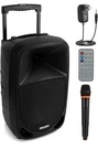 Open Box New Pyle 1000W Portable Bluetooth Pa Speaker Wireless Mic PSBT105A. Fixed Price $97.95.