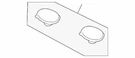 Oem New 07-08 Ford Mercury Milan Fuzion Hybrid Pkg Tray Speaker 8G1Z-18808-BA. Fixed Price $73.08.