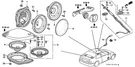 Genuine Honda Spacer Rear Speaker (6.5 In) 39175-SR8-J00. Fixed Price $9.10.