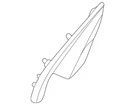Genuine Hyundai Corner Trim 87661-CW000-NNB. Fixed Price $54.35.