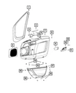 Genuine Mopar Speaker Bezel Right 1YA64JXWAB. Fixed Price $24.43.