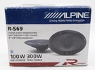 Alpine R-series R-S69 6"X9" Coaxial 2-WAY Speakers Open Box. Fixed Price $229.99.