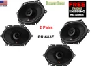 X2 Pairs Infinity Primus PR-683F 6"X 8" / 5"X 7" 2-WAY Car Audio Speakers PR683F. Fixed Price $128.95.