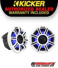 Kicker 51MSC65 6.5" 2-WAY Marine Speakers With Rgbw Led Lighting. Fixed Price $499.99.