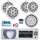 Pyle Bluetooth MP3 Receiver, 2X 8" + 6.5" Speakers, Amp W/kit, Sub, Wire. Fixed Price $478.49.