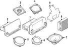 Genuine Nissan Inst Panel Speaker 281E1-6CA2A. Fixed Price $86.08.