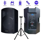 15" 4000W Power Pa Speaker W/ Stage Stand Height Tripod Universal. Fixed Price $349.55.