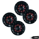 Wet Sounds Revo 6-SWB Black Closed Grille 6.5 Inch Marine Led Speakers. Fixed Price $767.98.