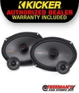 Kicker 51KSS269 6X9" Ks-series 2-WAY Component Speaker System, 4-OHM. Fixed Price $269.99.