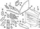 Genuine Bmw Trim Cover 51-42-5-A6F-277. Fixed Price $109.17.
