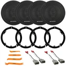 4X Blaupunkt BPS-XS650 6.5" 70W 3-WAY Car Audio Speakers, Mount Kit. Fixed Price $159.99.