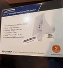 Speco SPC-40RP 6.5" Weatherproof Pa Speaker 40W 8 Ohm White Open Box. Fixed Price $28.99.