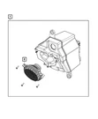 Genuine Mopar Front Speaker Assembly Left Side 68283471AC. Fixed Price $73.08.