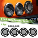 4PCS 8" Car Speaker Grill Cover Mesh Round Audio Subwoofer Guard W/ Screws Black. Fixed Price $32.49.