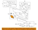 Gm Oem 15-19 Ats Quarter Panel Interior Trim-speaker Grille 23427901. Fixed Price $183.92.