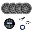 Infinity PRV90 Marine Receiver, 4X 6.5" Speakers, Wire, Antenna, Usb/aux Adapter. Fixed Price $329.99.