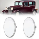 Stainless Rear View Side Door Glass Mirror Pair 32-40 Ford Car & 32-52 Truck. Fixed Price $37.00.