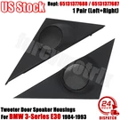 Pair For Bmw 3-SERIES E30 1984-1993 Tweeter Door Speaker Housings Left + Right. Fixed Price $22.49.
