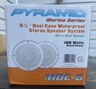 Pyramid MDC6 Dual Cone 5.25IN. Marine Speakers System Pair. Fixed Price $34.99.